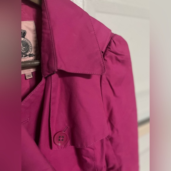 Juicy Couture Pink Trench Coat 🌵Medium - Picture 4 of 7